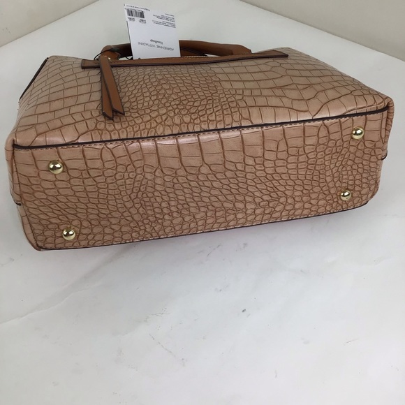 ADRIENNE VITTADINI | Croco Satchel Natural - Picture 8 of 16